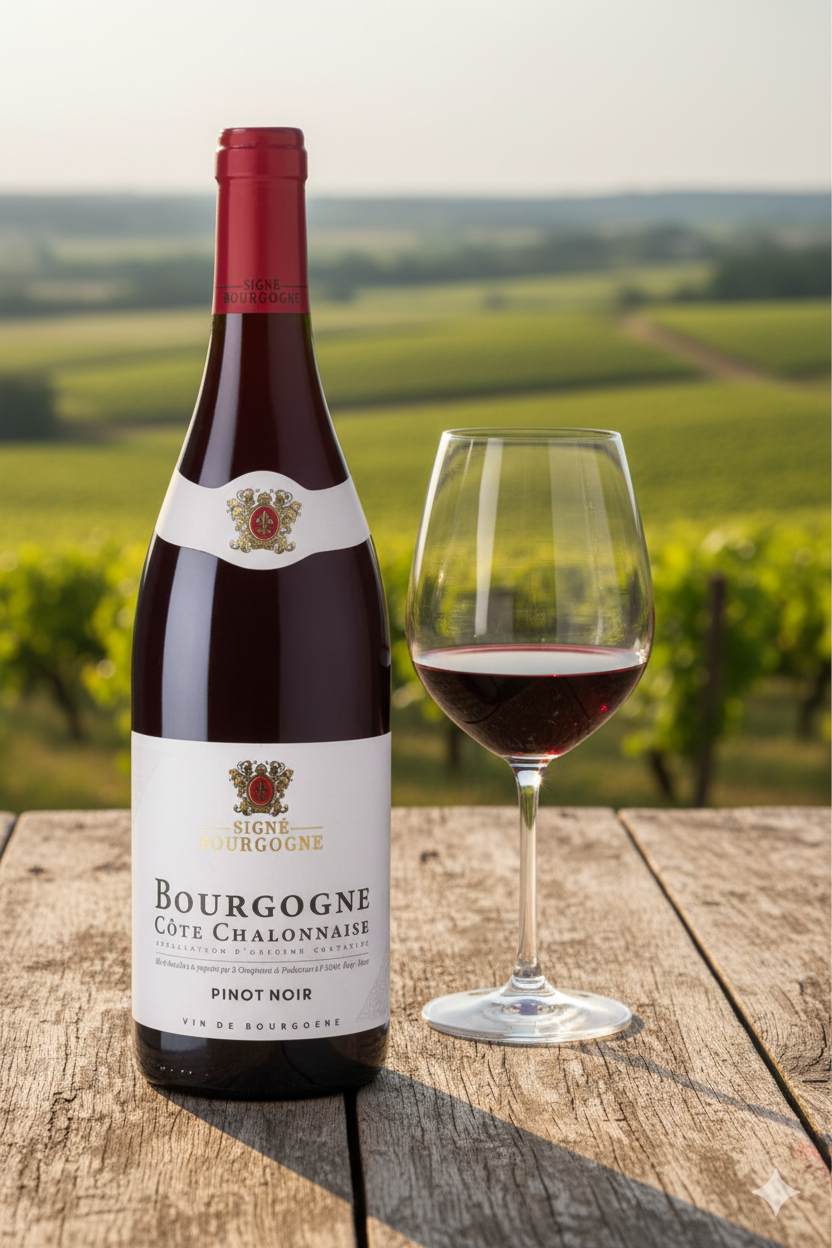 Signé Bourgogne Rouge Côte Chalonnaise Pinot Noir