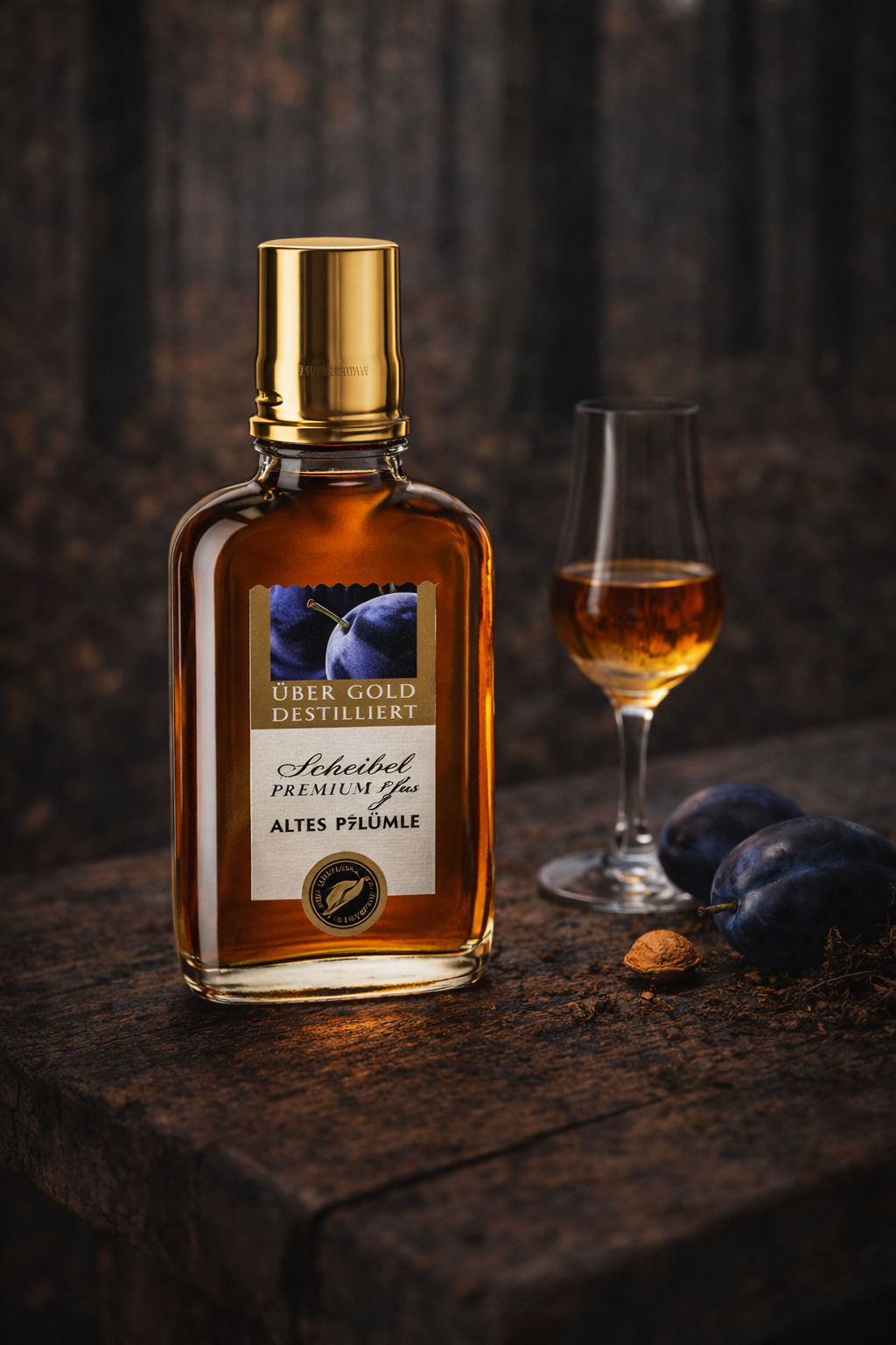 Scheibel Premium Flacon Altes Pflümle