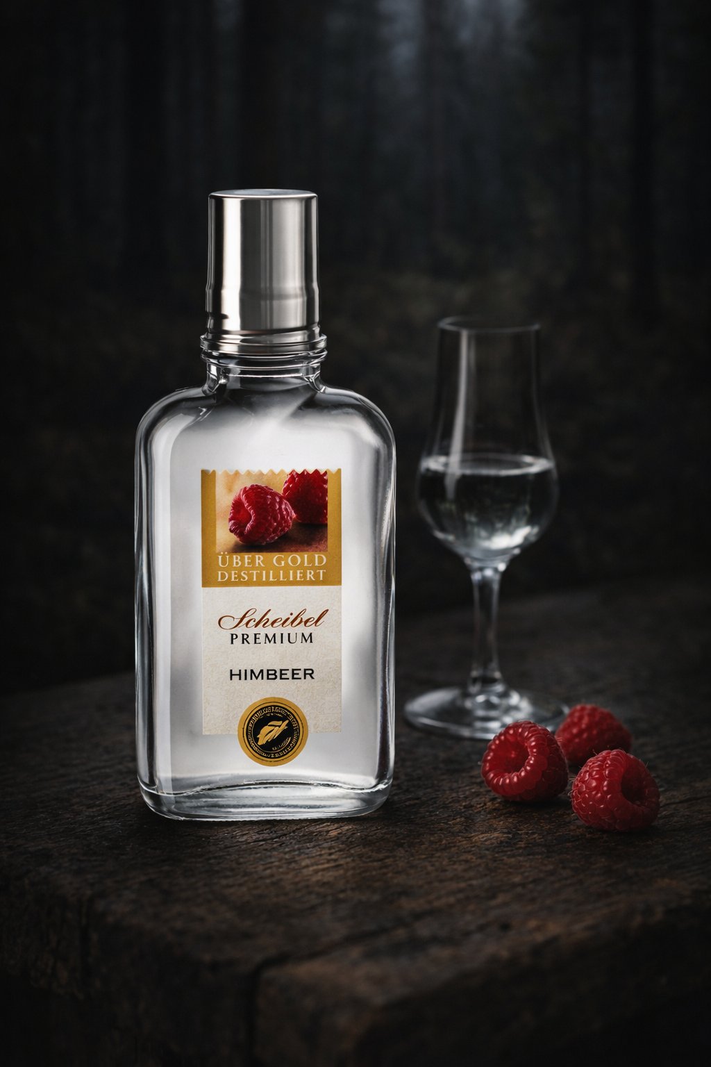 Scheibel Premium Flacon Waldhimbeergeist